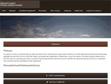 Tablet Screenshot of chisolmsfuneral.com